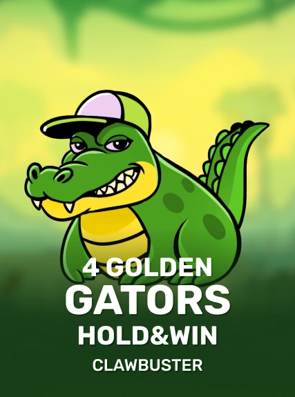 4 Golden Gators: Hold&Win game tile